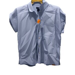 Ariat  organic cotton‎ Women Large Blue Vacation Shirt